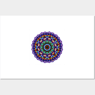 Circle Mandalas 168 (Style:4) Posters and Art